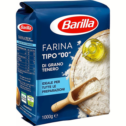 Barilla Farina tipo 00 Grano tenero Weichweizenmehl 10x1kg Original italienisch Gebäck