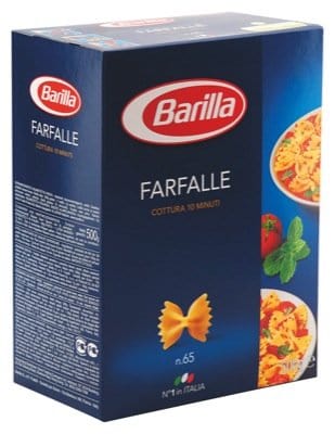 Barilla Eiernudeln Barilla 500g, Farfalle 5 x 500 g 8076809055819