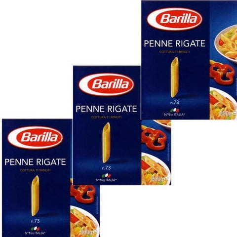 Barilla Internationale Nudeln 3x Barilla Nudeln 'Penne Rigate' n.73, 500 g 8076809037792