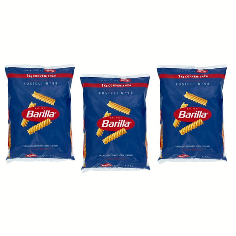 Barilla Internationale Nudeln Barilla Pasta Fusilli N.98 100% Italienischer Weizen Italienisch Nudeln 1 Kg Internationale Nudeln Original 8076809540513