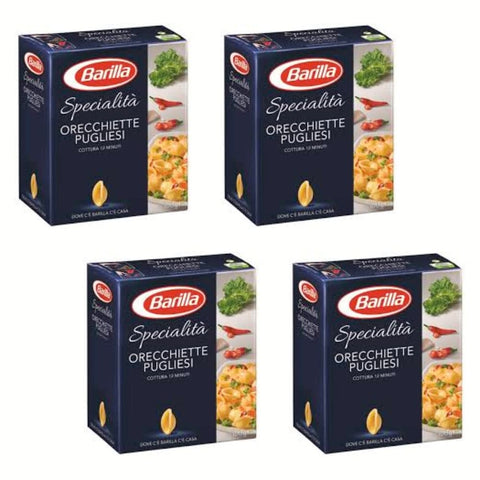 Barilla Internationale Nudeln Barilla Pasta Specialità Orecchiette Pugliesi italienisch Nudeln 500 g pack 4x Original italienisch 8076809532907