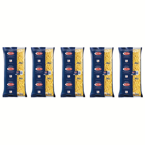 Barilla Pack 5 x 5 Kg Pasta Barilla Penne Rigate Ristorante Nr. 73 Italienisch Nudeln Internationale Nudeln Original