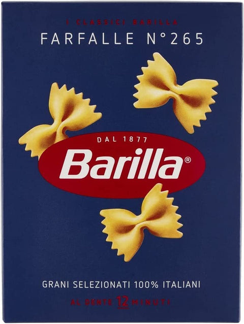 Barilla Internationale Nudeln Pasta Barilla Farfalle Nr. 265 italienisch Nudeln 500 g pack 8076800000139
