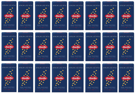 Barilla Pasta Barilla Ditalini lisci Nr. 43 Nudeln pack 24x 500 g italienisch Original