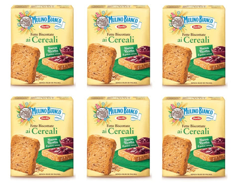 Mulino Bianco Le cereali getreide Vollkorngetreide Zwieback kekse 6x315g Original italienisch