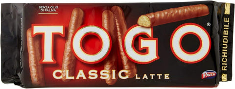 Barilla Pavesi Togo Classic al latte schoko riegel Kekse mit milch schokolade kuchen snack 6x 120g italienisch Original
