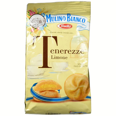 Barilla Kekse Barilla Mulino Bianco Tenerezze Limone Gebäck, 5er Pack (5 x 200 g) Kekse italienisch Original 8076809529969