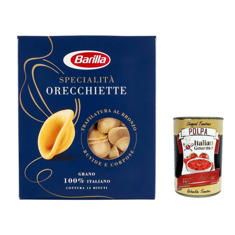 Barilla Knabberartikel Barilla Pasta Specialità Orecchiette Pugliesi, 100% italienisch Nudeln 500 g pack Knabberartikel Original 8076809532907