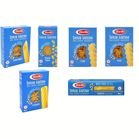 Barilla senza Glutine Glutenfrei pasta nudeln 6 x 400G TESTPAKET Original italienisch