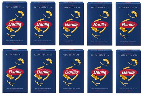 Barilla Kurze Pasta 10x Pasta Barilla Pasta mista Nr. 54 italienisch Nudeln 500 g pack 8076804765546