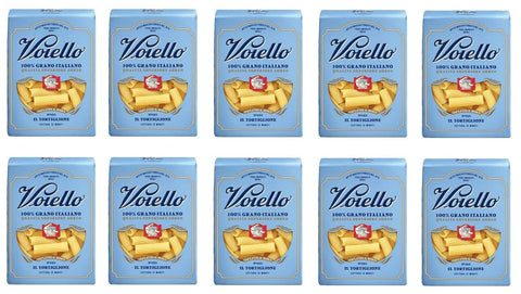 Barilla Kurze Pasta 10x Voiello Il Tortiglione n°125 Pasta 100% Italienischer Weizen 500g Teigwaren aus Hartweizengrieß Bronze-Zeichnung 8076810500476