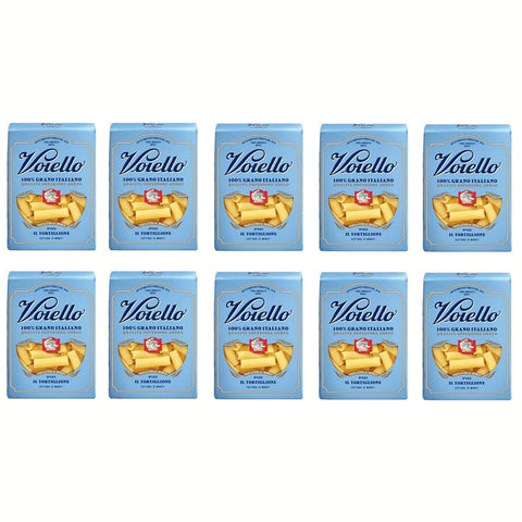 Voiello Il Tortiglione n°125 Pasta 100% Italienischer Weizen Teigwaren aus Hartweizengrieß Bronze Zeichnung 10x500g Original italienisch