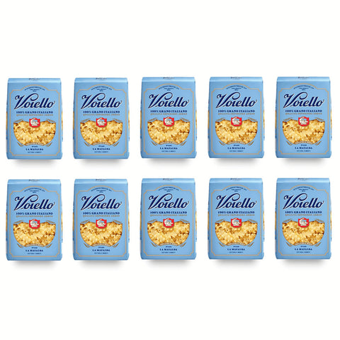 Voiello La Mafalda n°140 Pasta 100% Italienischer Weizen Teigwaren aus Hartweizengrieß Bronze Zeichnung 10x500g Original italienisch