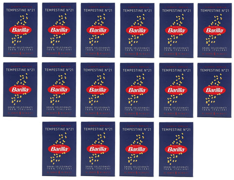 Barilla Kurze Pasta 16x Pasta Barilla Tempestine Nr. 21 italienisch Nudeln 500g pack 8076800315219