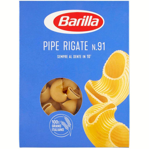 Barilla Pasta Pipe rigate Nr. 91 italienisch Nudeln 500 g pack Kurze Pasta Original