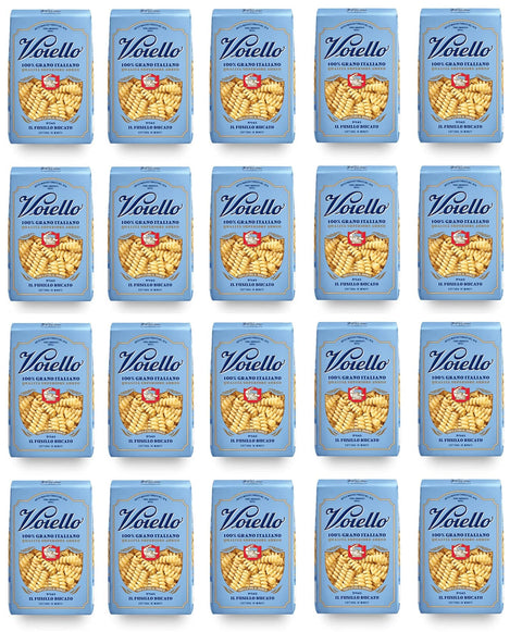 Barilla Kurze Pasta 20x Voiello Il Fusillo Bucato n°145 Pasta 100% Italienischer Weizen 500g Teigwaren aus Hartweizengrieß Bronze-Zeichnung 8076810500759