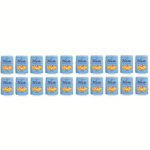 Voiello Il Rigatone n°124 Pasta 100% Italienischer Weizen Teigwaren aus Hartweizengrieß Bronze Zeichnung 20x500g Original italienisch