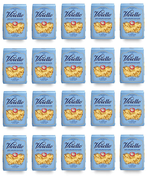 Barilla Kurze Pasta 20x Voiello La Mafalda n°140 Pasta 100% Italienischer Weizen 500g Teigwaren aus Hartweizengrieß Bronze-Zeichnung 8076810500902