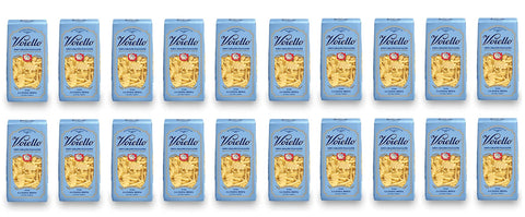 Barilla Kurze Pasta 20x Voiello La Pasta Mista n°126 Pasta 100% Italienischer Weizen 500g Teigwaren aus Hartweizengrieß Bronze-Zeichnung 8076810500445