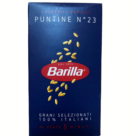 Barilla Pasta Barilla Puntine Nr. 23 italienisch Nudeln pack 500 g 24x italienisch Original