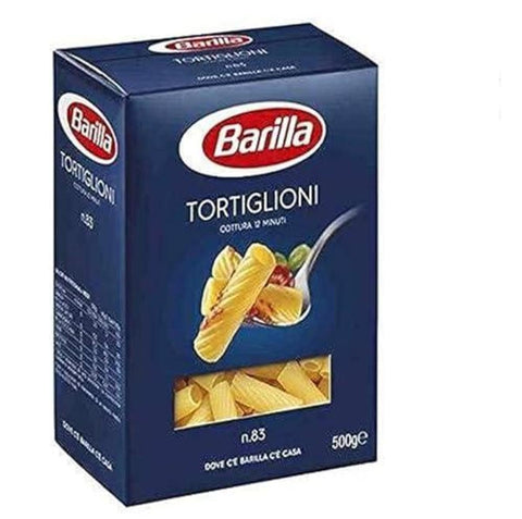 Barilla Kurze Pasta 30x Pasta Barilla Tortiglioni Nr. 83 italienisch Nudeln 500 g pack 8076802085837