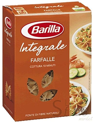 Barilla Kurze Pasta 5x Pasta Barilla Farfalle integrali Vollkorn italienisch Nudeln 500g pack 8076809536554