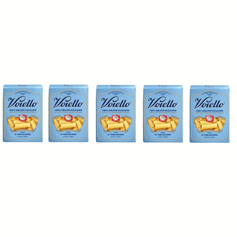 Voiello Il Tortiglione n°125 Pasta 100% Italienischer Weizen Teigwaren aus Hartweizengrieß Bronze Zeichnung 5x500g Original italienisch