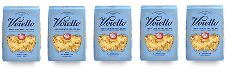 Barilla Kurze Pasta 5x Voiello La Mafalda n°140 Pasta 100% Italienischer Weizen 500g Teigwaren aus Hartweizengrieß Bronze-Zeichnung 8076810500902