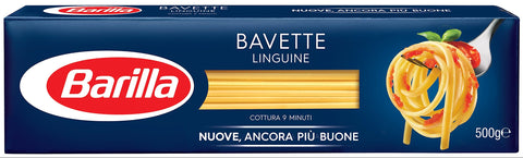 Barilla Kurze Pasta Barilla Hartweizen Pasta Bavette N. 13, 8er Pack (8x500g) 8076809075558