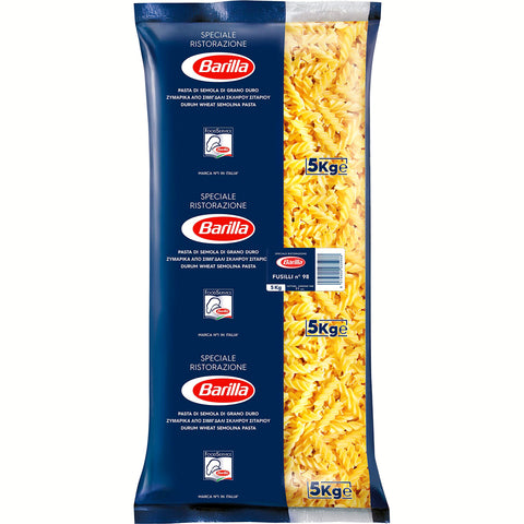 Barilla Hartweizen Pasta Fusilli n. 98 – 1er Pack 1x5kg Original italienisch