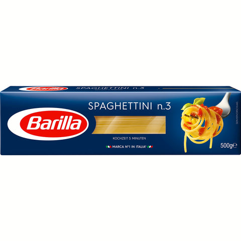 Barilla Hartweizen Pasta Spaghettini n. 3, 24er Pack 24x500g Original italienisch