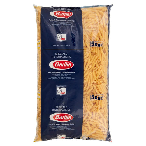 Barilla Kurze Pasta Barilla Hartweizengrieß Pasta Spezielles Catering Speciale Ristorazione Pennette Rigate n°72 italienisch Nudeln Packung mit 5Kg Kurze Pasta Teigwaren 8076800035728