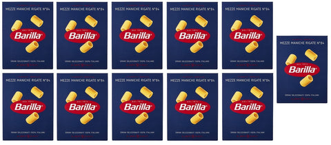 Barilla Kurze Pasta Barilla Mezze Maniche Rigate N. 84 11 x 500g = 5500 g 8076800995053