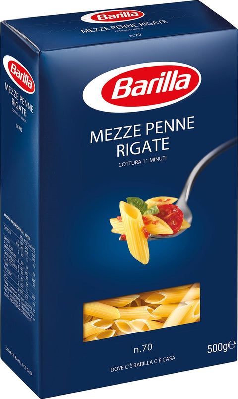 Barilla Kurze Pasta Barilla - Mezze Penne Rigate - 6 Stück à 500 g [3 kg] 8076802085707