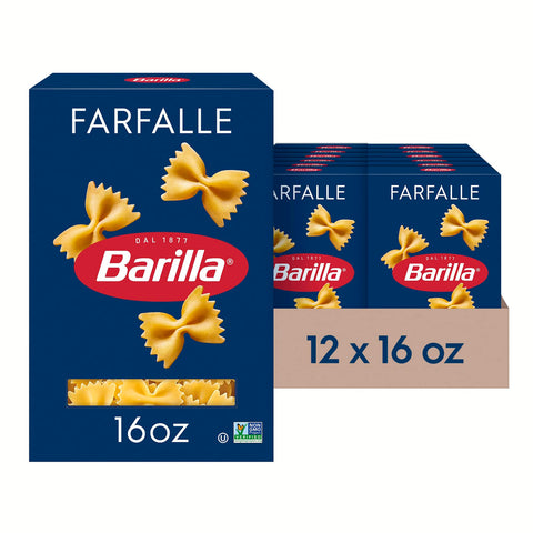 Barilla Pasta, Farfalle, 16 Ounce by 1x6432g Original italienisch