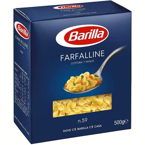 Barilla Kurze Pasta Barilla Pasta Farfalline Nr. 59 italienisch Nudeln 500 g pack 10x Original italienisch 8076804765591