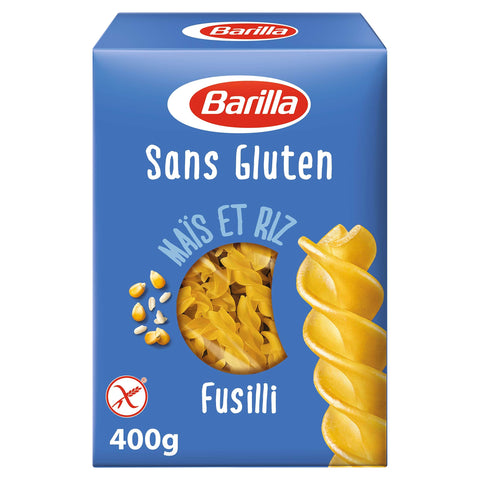 Barilla Kurze Pasta Barilla Pasta Fusilli glutenfrei aus Reis und Mais – 7er Pack (7x400g) 8076809029292