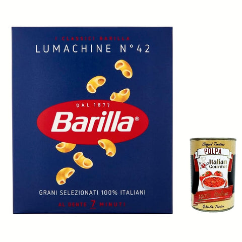 Barilla Kurze Pasta Barilla Pasta Lumachine nr. 42, 100% italienisch Nudeln 500 g pack Kurze Pasta Original 8076802085424