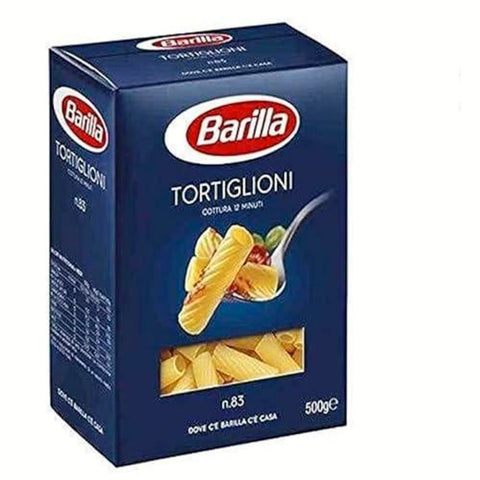 Barilla Kurze Pasta Barilla Pasta Tortiglioni Nr. 83 italienisch Nudeln 500 g pack Kurze Pasta Original 8076802085837