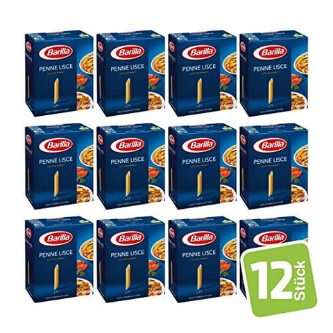 Barilla Kurze Pasta Barilla - Penne Lisce n.71 12er Pack (12x500g)