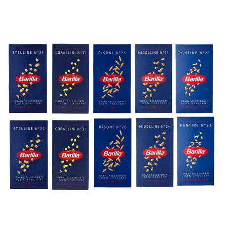 Barilla Kurze Pasta Barilla Sortiment Suppennudeln 10 x 500gr = 5000gr Original italienisch 8076800195040