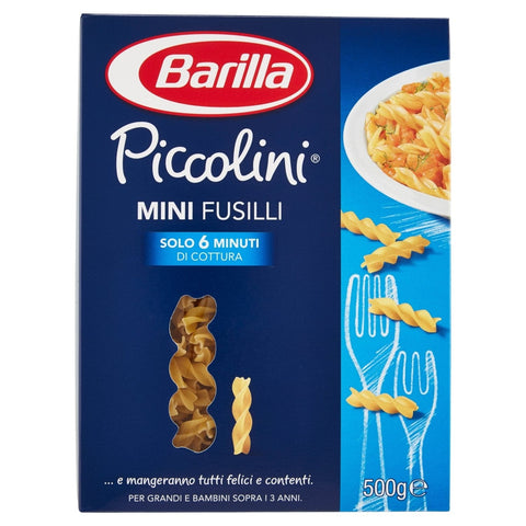 Barilla Kurze Pasta PICCOLINI MINI FUSILLI 500 G BARILLA (082592) 8076809523837
