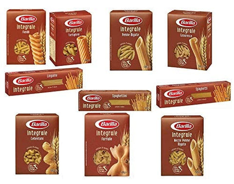 Barilla Kurze Pasta TESTPAKET Pasta Barilla integrali Vollkorn italienisch Nudeln ( 10 x 500g ) 8076809531191