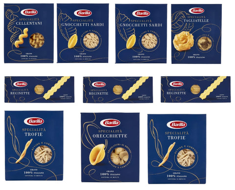 Barilla Kurze Pasta TESTPAKET Pasta Barilla Specialità italienisch Nudeln 10 pack x 500 g 8076809532907