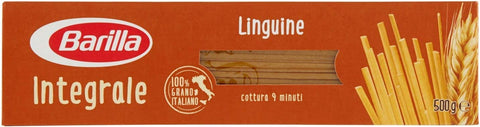Barilla Längliche Pasta 10x Pasta Barilla Linguine integrali Vollkorn italienisch Nudeln 500g pack 8076809575546