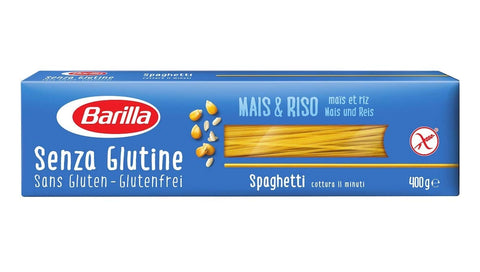 Barilla Längliche Pasta 12x Barilla Spaghetti 400g senza Glutine Glutenfrei pasta nudeln 8076809545440