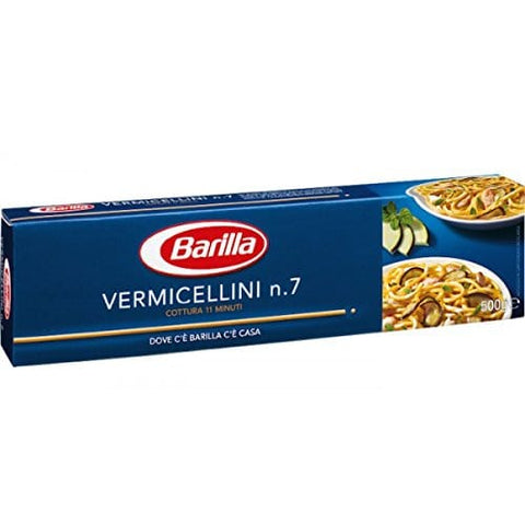 Barilla Längliche Pasta 20x Pasta Barilla Vermicellini Nr. 7 italienisch Nudeln 500 g pack spaghetti 8076800195071