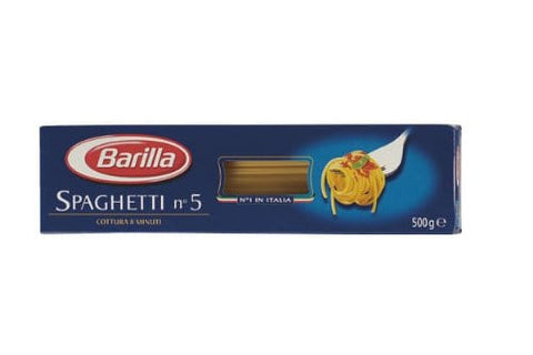 Barilla Längliche Pasta 3x Barilla Nudeln 'Spaghetti' n.5, 500 g 8076809037747