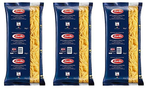 Barilla Längliche Pasta 3x Pasta Barilla Penne Lisce Ristorante Nr. 71 italienisch Nudeln 5 kg pack 8076800035711