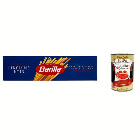 Barilla Pasta Barilla Linguine Nr. 13 italienisch Nudeln pack 500 g 5x italienisch Original + kostenlos polpa 400 g